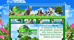 Desktop Screenshot of gogreenpetproducts.com